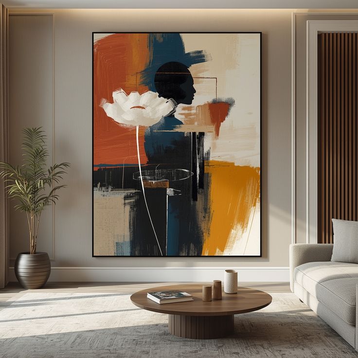 Abstract Portrait Wall Art Frame