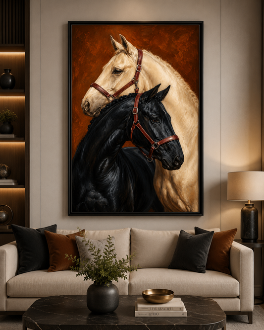Majestic Horses Wall Art Frame
