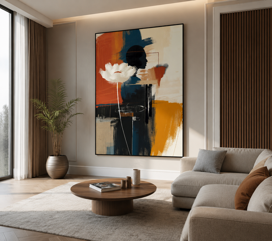 Abstract Portrait Wall Art Frame