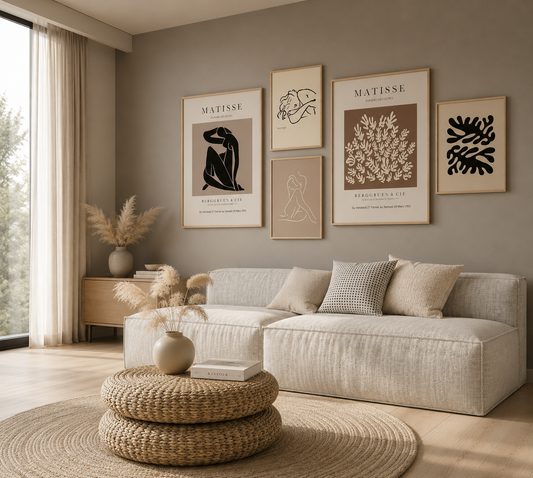 Matisse Inspired Boho Wall Frame Set of 5