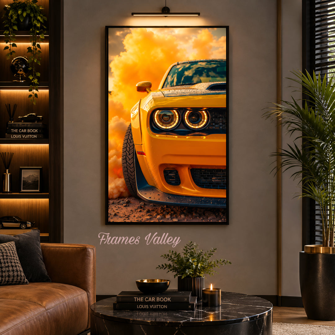 Luxury Sports Car Wall Art for Office or Room Decor