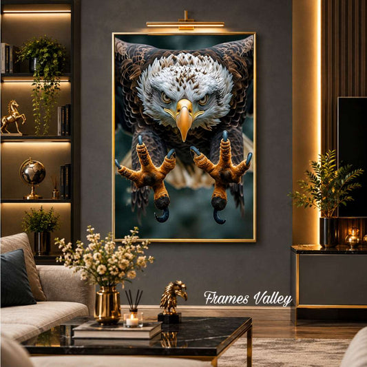 Majestic Eagle Statement Wall Art Frame