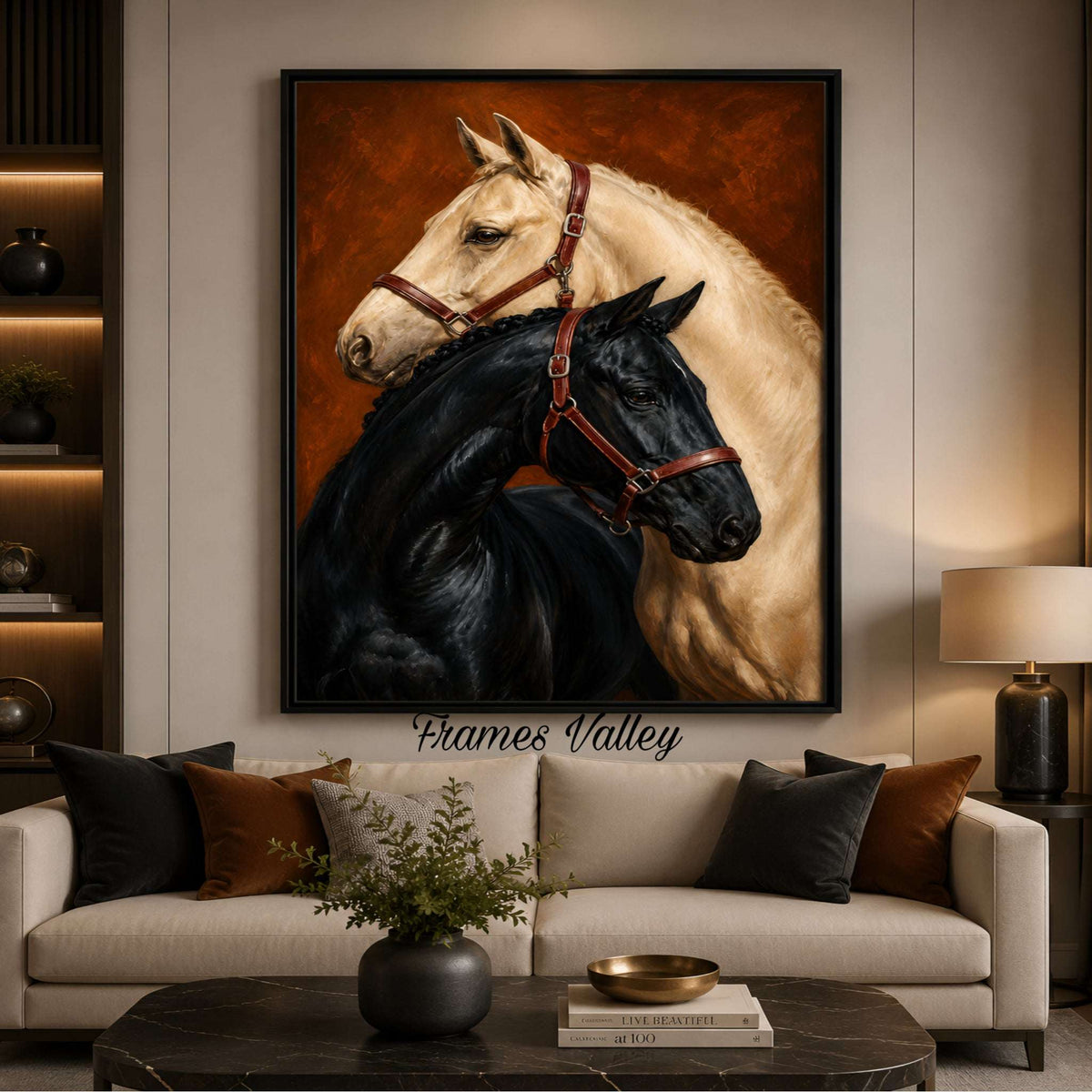 Majestic Horses Wall Art Frame