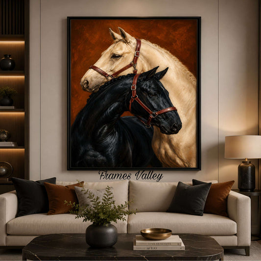Majestic Horses Wall Art Frame