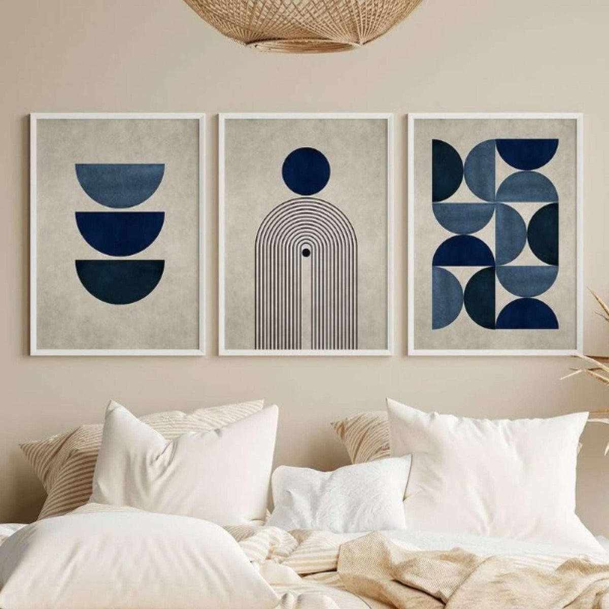 Minimalist Botanical Abstract Wall Art (Set of 3)