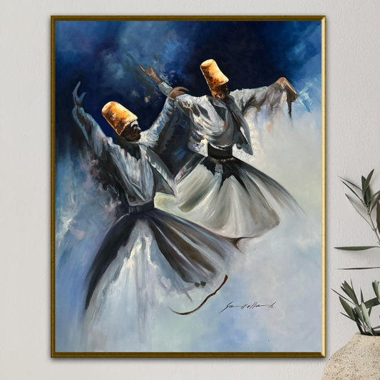 Sufi Whirling Dervish Wall Art