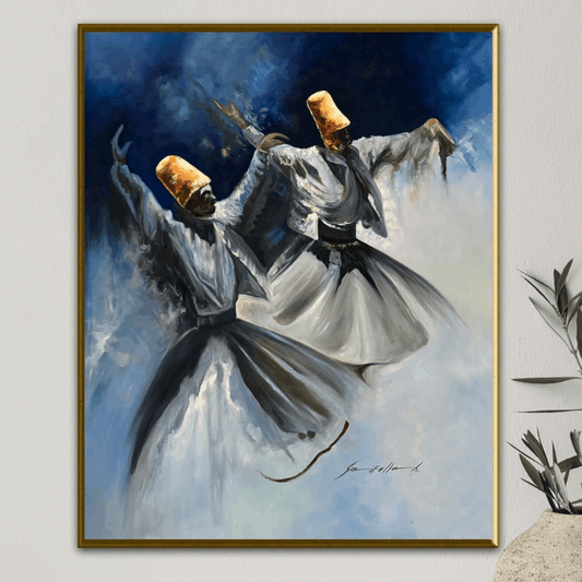Sufi Whirling Dervish Wall Art