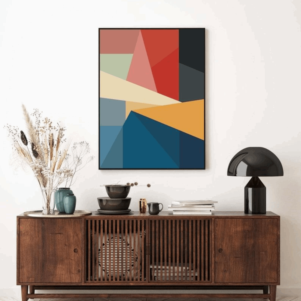 Prism Abstract Geometric Wall Art