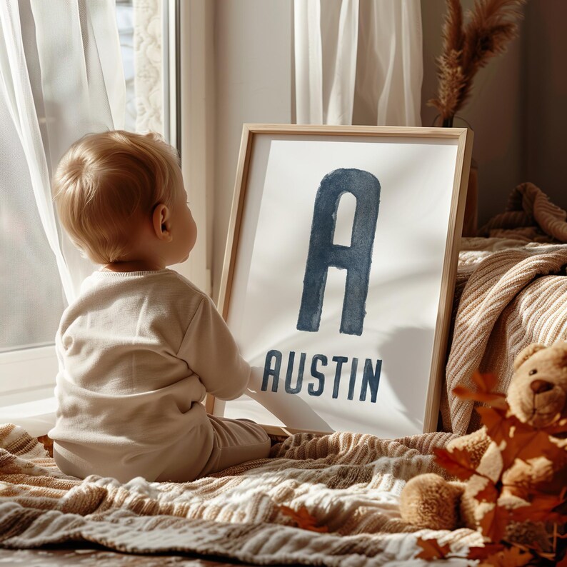 Personalized Name & Initial Framed Prints