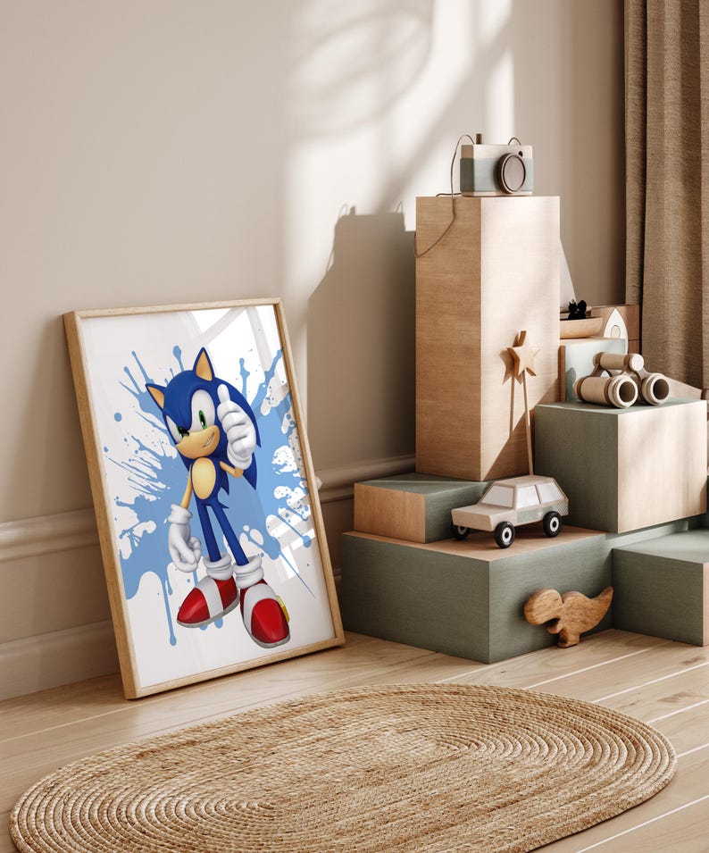 Custom Name Gaming Prints for Boys' Bedroom Decor