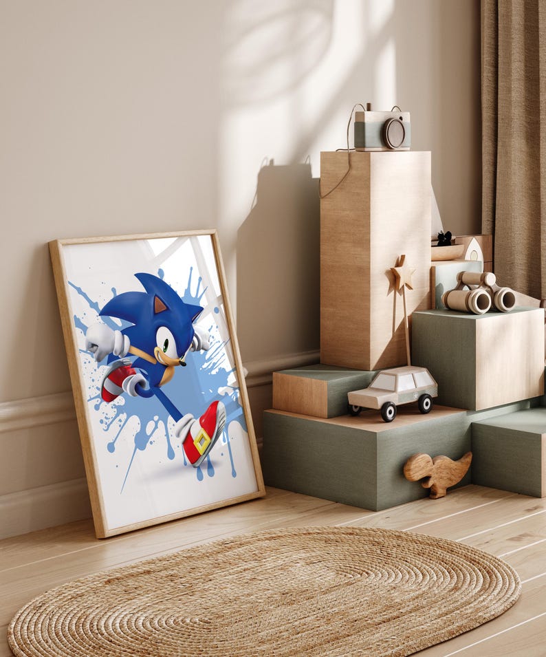 Custom Name Gaming Prints for Boys' Bedroom Decor