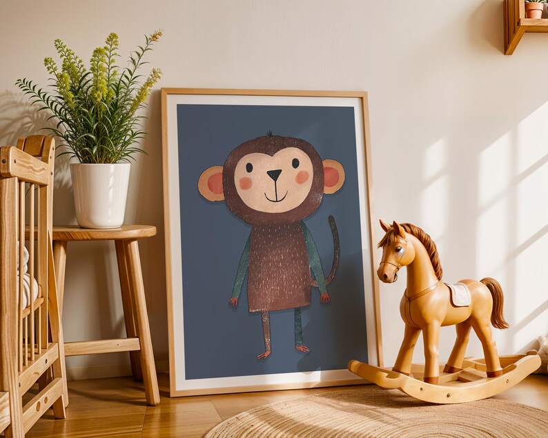 3-Piece Kids Animal Wall Art