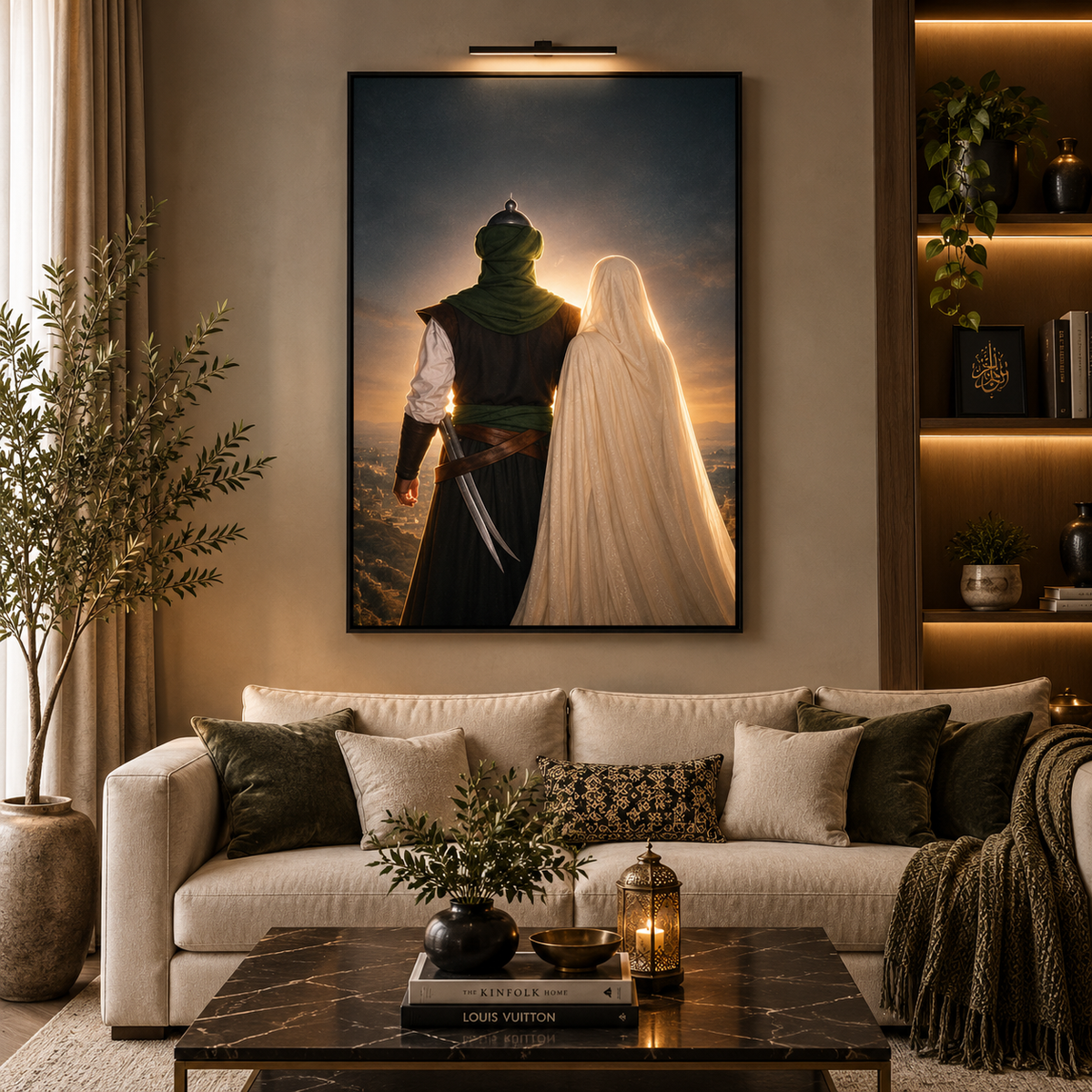 Islamic Couple Wall Art Room Wall Design (Copy)